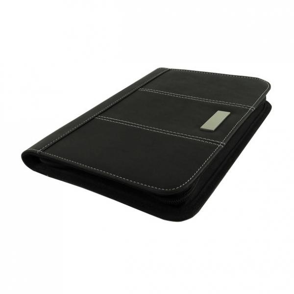 Elegant writing case A5 AVENTURA with pocket calculator
